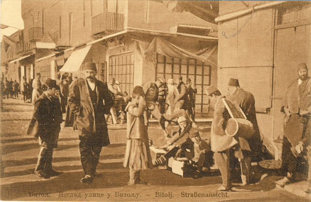 Street in Bitola during the Balkan Wars