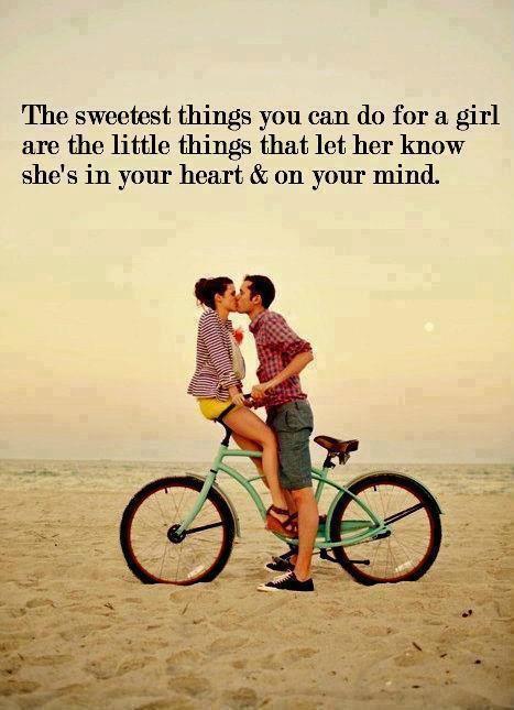 the sweetest thing you can do for a girl