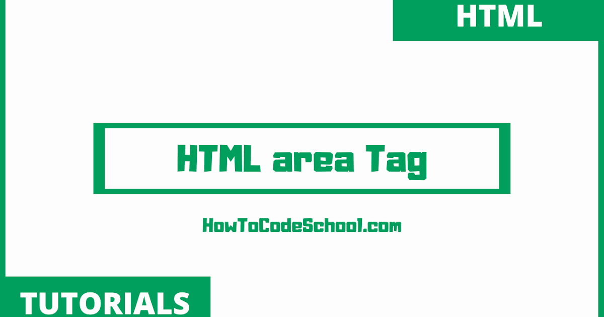 HTML area Tag
