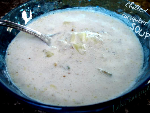 Hladna juha od krastavaca ☆ Chilled cucumber soup Chilled cucumber soup by Laka kuharica: walnuts give crunchiness to this aromatic and smooth soup ideal for hot summer days.