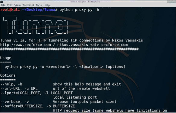 Tunna: A Set of Tools Which Will Wrap And Tunnel Any TCP Communication Over HTTP