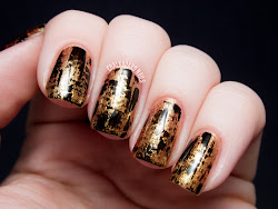 nail nails designs golden gold eid glitter perfect tip tips cuticle glowing gradient via shine source fashionglint