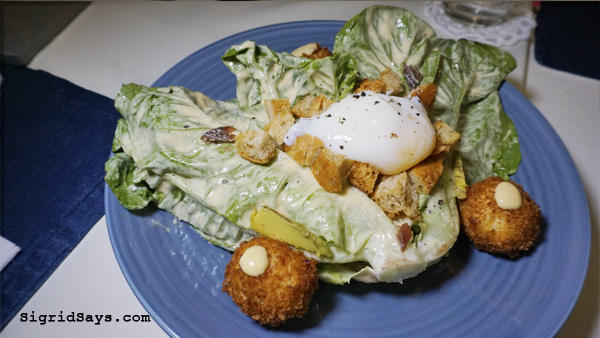 Anne Bistro - Bacolod restaurant - chicken corquettas salad