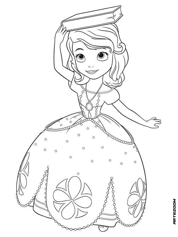 desenhos para colorir da princesinha sofia blog artezoom