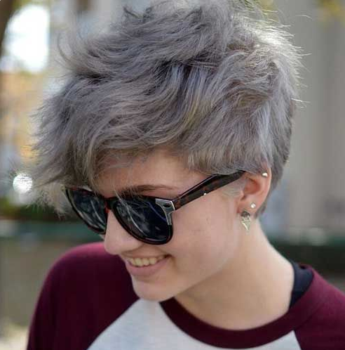 Gaya rambut pendek warna granny Gaya rambut pendek warna granny