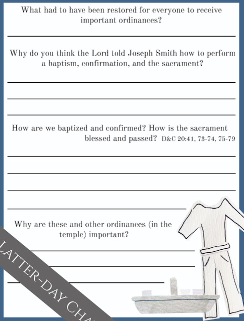 Latter-day Chatter: Primary 5, Lesson 12 & 13