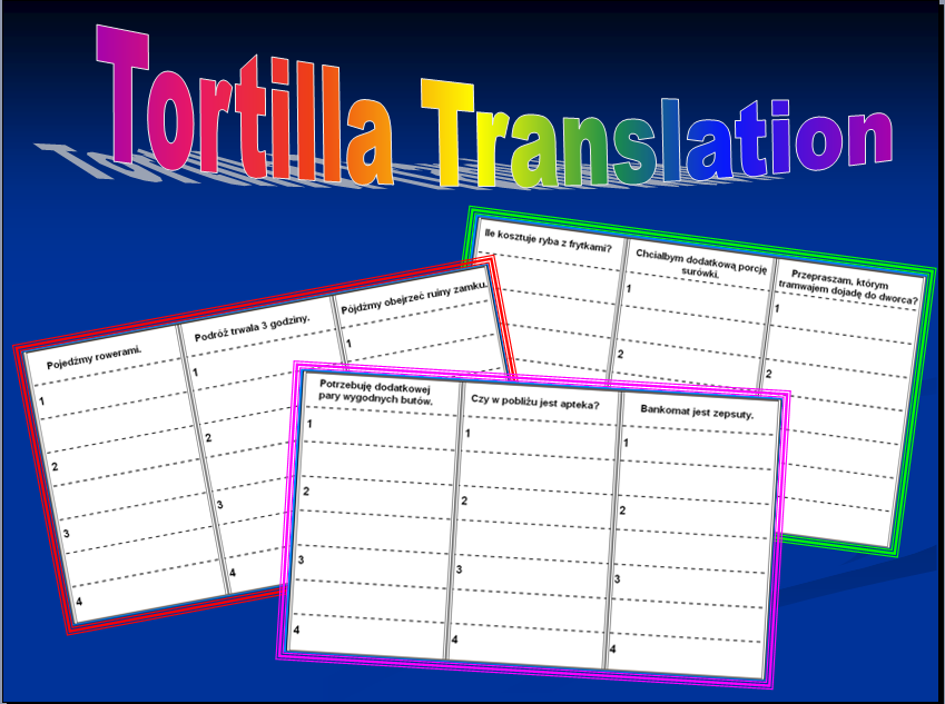 moje pomysły jak Tortilla Translation
