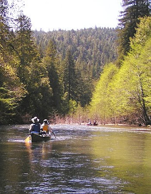Navarro River canoeing