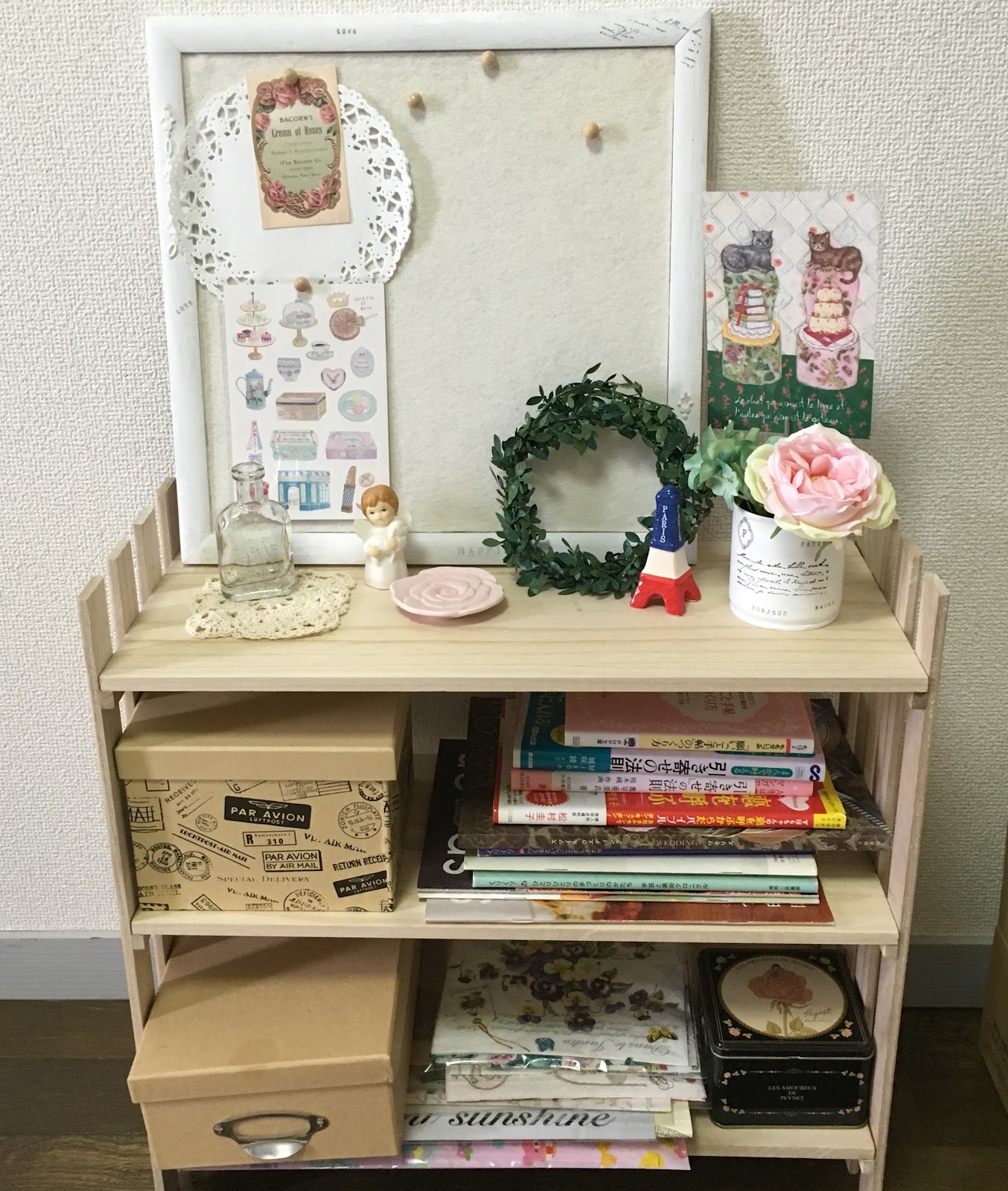 100均雑貨、通販、リメイク♪プチプラ素敵生活♡ 100均すのこ・板・ボンドで簡単DIY♪棚を作ろう！