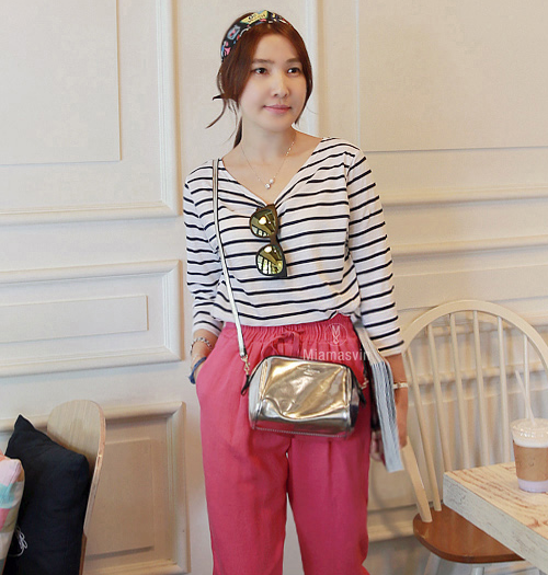 [Miamasvin] Basic Stripe T-Shirt | KSTYLICK - Latest Korean Fashion | K ...