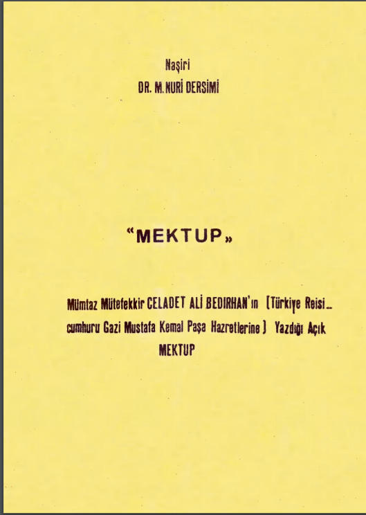 BAJARÊ AGIRÎ Doktor Nuri Dersimi'nin Kitapları (PDF indir)