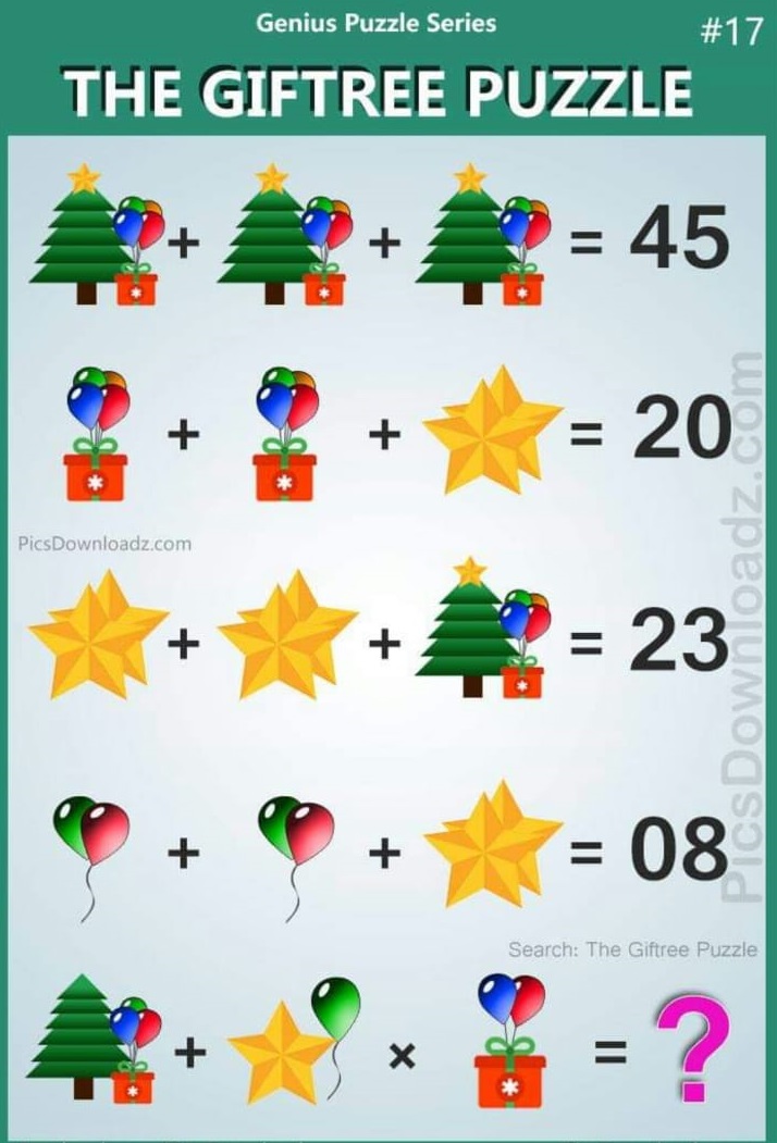 The Giftree Puzzle | Answer - Forward Junction Puzzles