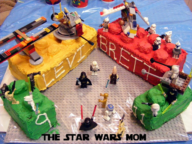 DIY Lego Star Wars Cake