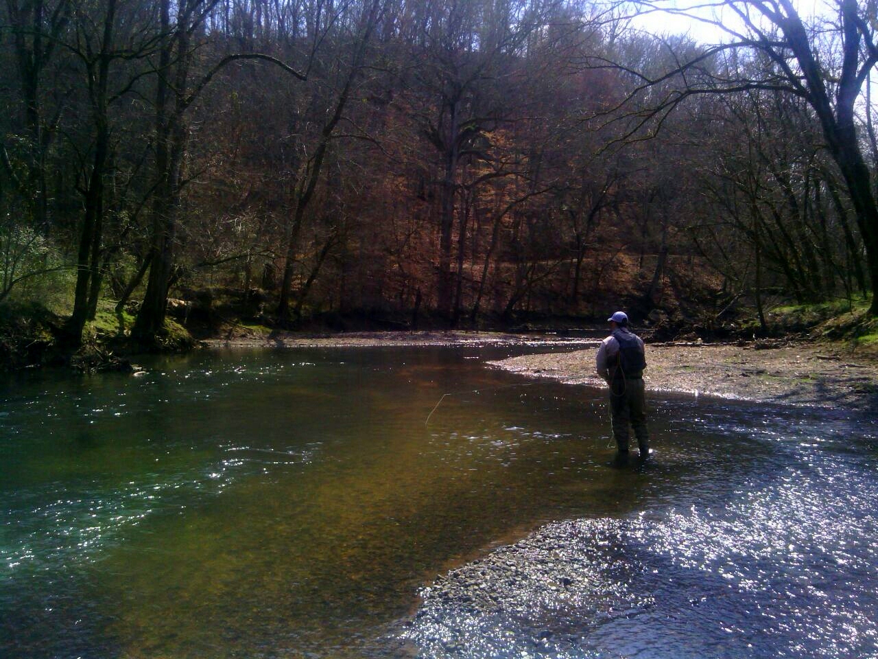 TENNESSEE FLY FISHING Winter Fishing on the Elk River, TN