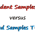Perbedaan Independent Samples T-Test dengan Paired Samples T-Test