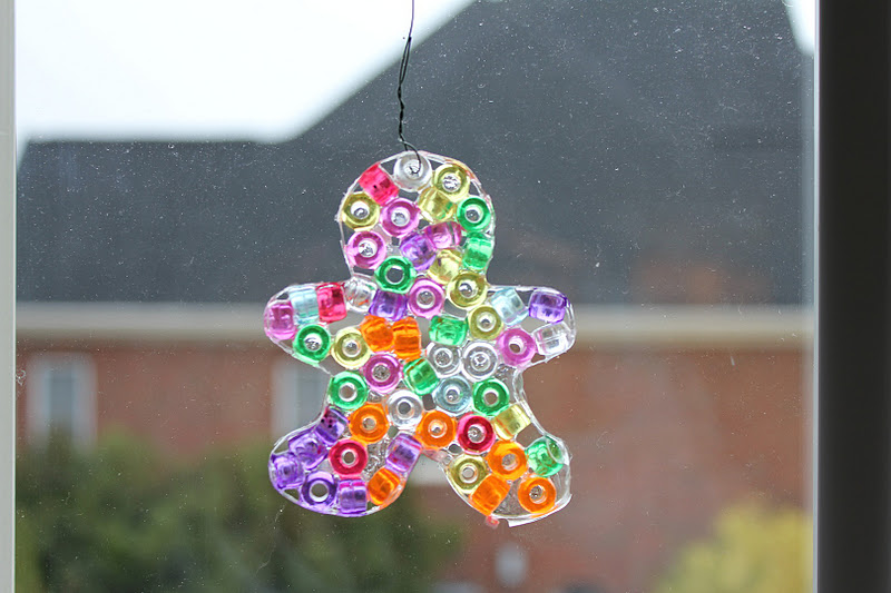 Play At Home Mom LLC: Pony Bead Ornaments/Suncatchers