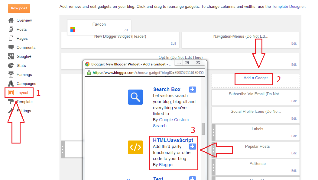 How to Add Google+ Official Badge to Blogger