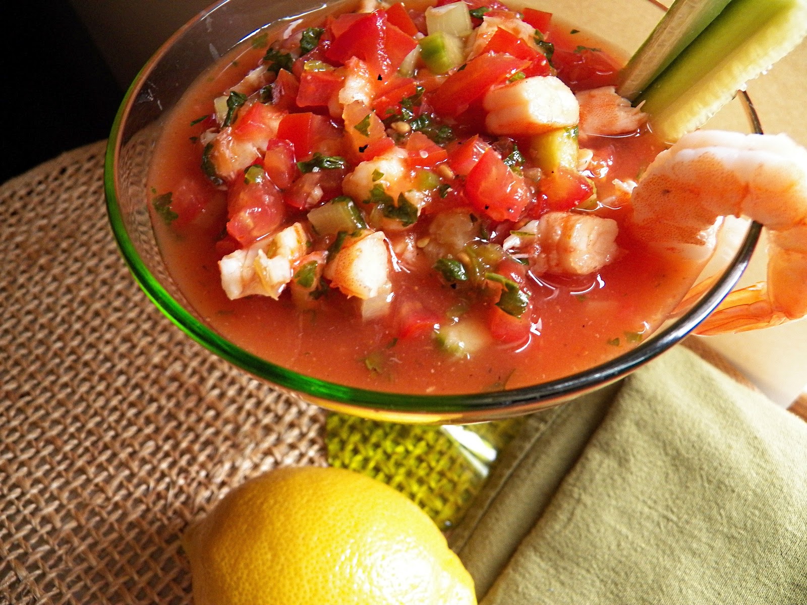 Comfy Cuisine Home Recipes from Family & Friends Pico De Gallo Shrimp