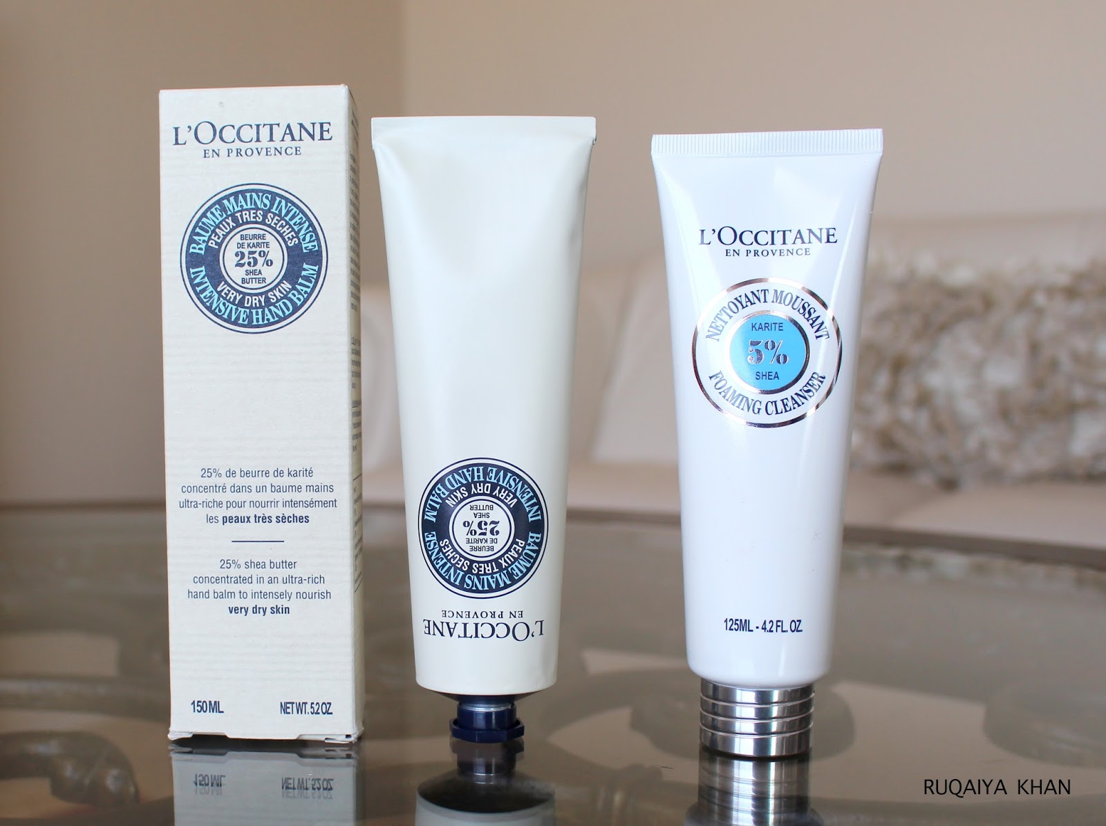 Ruqaiya Khan L'Occitane Shea Butter Intensive Hand Balm and Shea