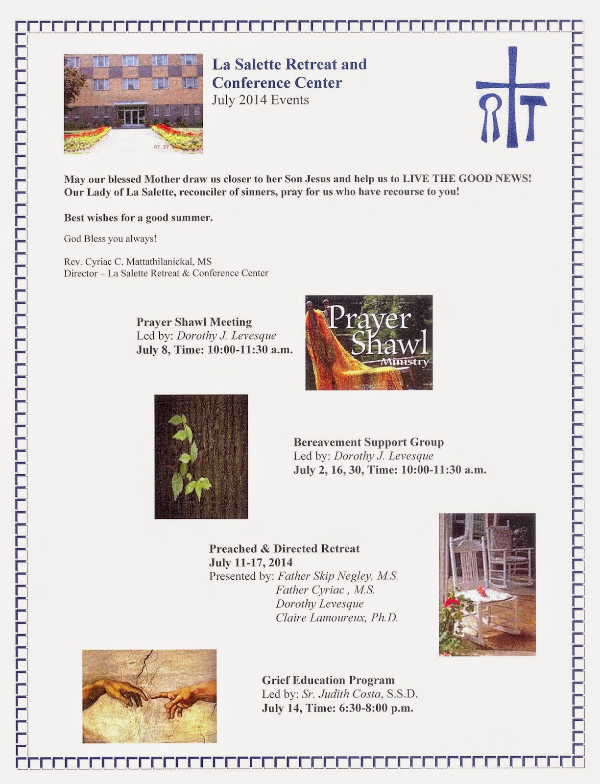 Our Lady of La Salette You to Her Shrine! Come...Be Blessed