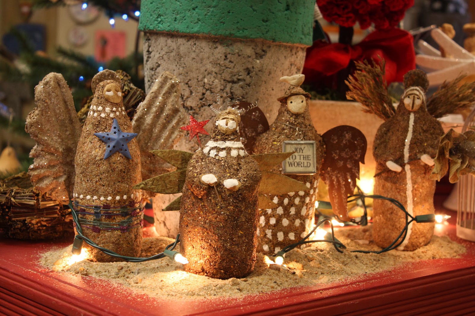 From the Summer's Garden DISCARDED WATER BOTTLES + PAPER MACHE