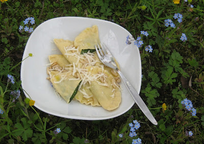 Ravioli mit Ricotta-Spinat-Füllung