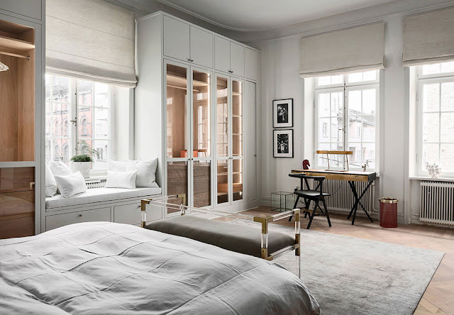 A Stockholm apartment-Refined modern design and elegant classic style