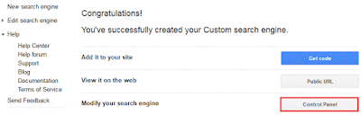 Google Custom Search Box