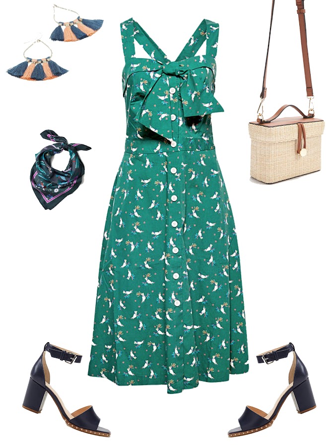 Esprit summer midi dress