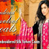 Gul-Ahmed Embroidered Dresses Silk Velvet Coats | Embroidered Dresses Long Coats 
