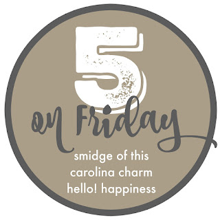 Image result for smidge of this five on friday blog button