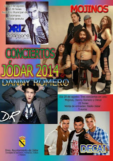 Jódar - Feria de Septiembre 2014 - Programa de Conciertos