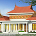 Traditional 4 BHK sloping roof Kerala home design