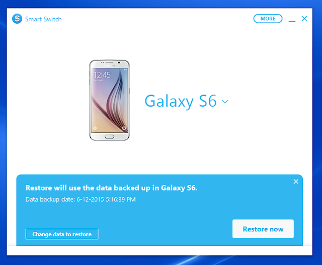 Come fare backup Samsung Galaxy S6 con Smart Switch PC