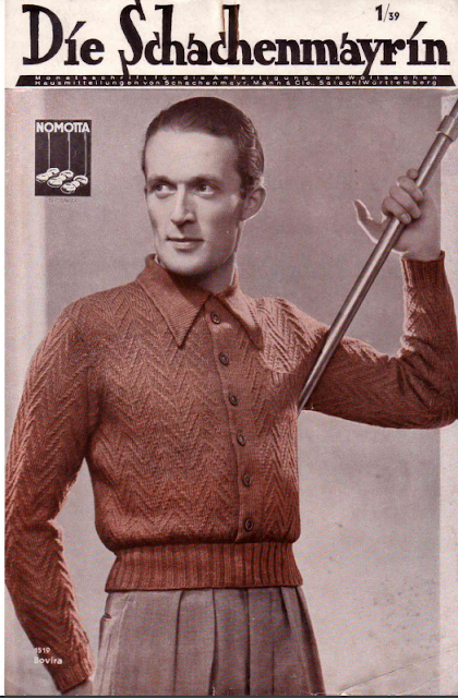 The Vintage Pattern Files: Free German 1930's Knitting Pattern Booklet - Die Schachenmayrin 1/39 