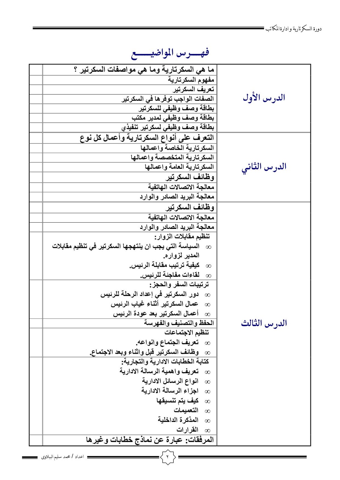 كتاب السكرتارية التنفيذية وإدارة المكاتب pdf