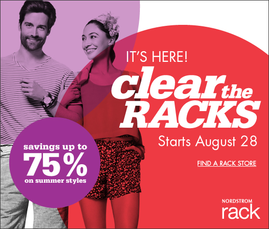 Nordstrom Rack Clearance Sale on Until Sept. 3
