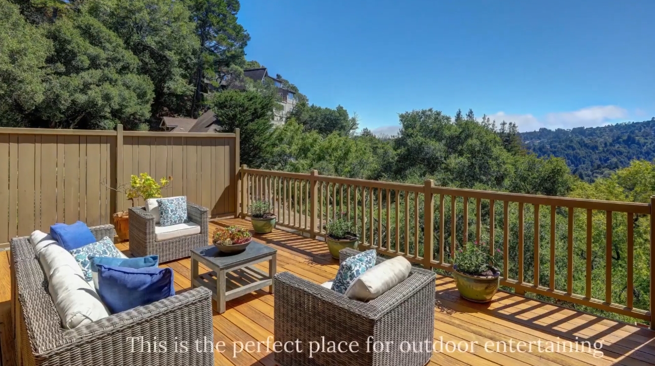 24 Photos vs. 54 Greenwood Way, Mill Valley, CA Home Interior Design Tour