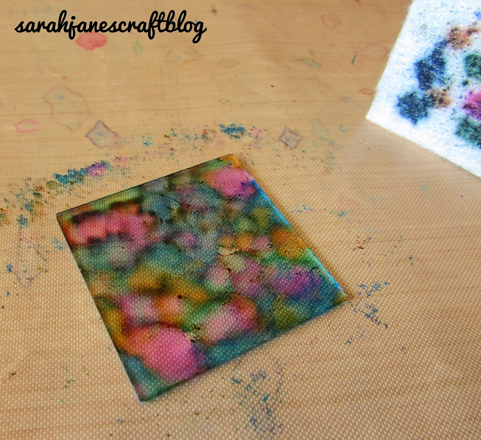 Faux Stained Glass Squares