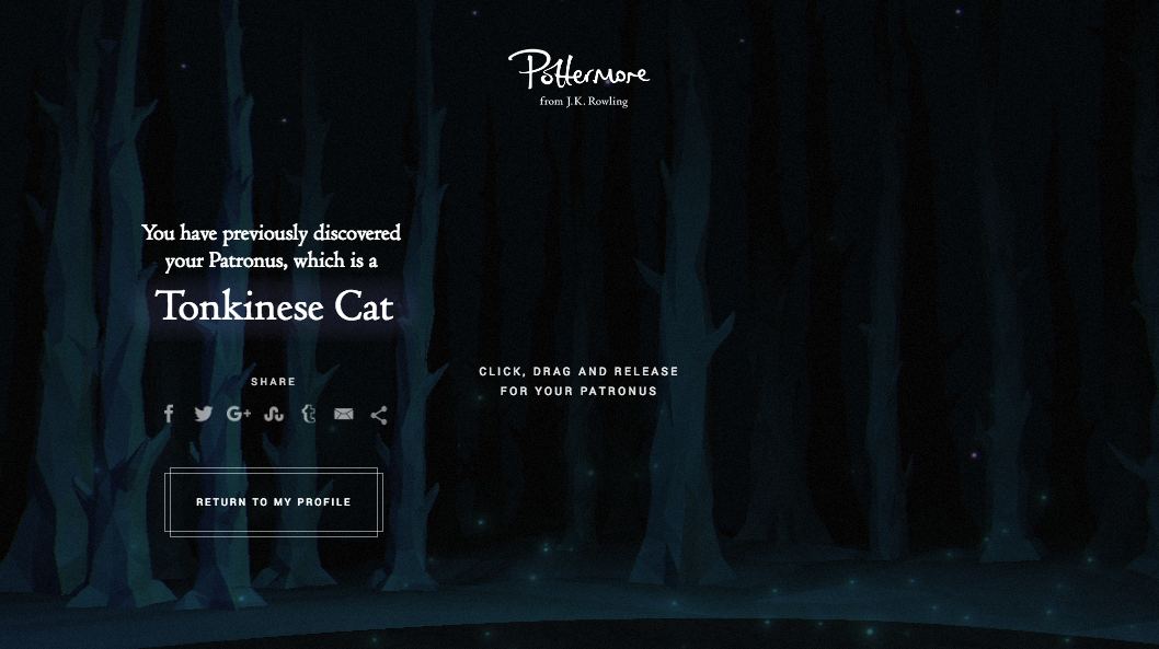 Did You Get A Weird Patronus From That Pottermore Quiz?
