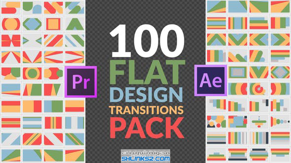 تحميل مجاني حزم الانتقالات افتر افكت | 100 Flat Design Transitions Pack Mogrt تحميل مجاني حزم الانتقالات افتر افكت | 100 Flat Design Transitions Pack Mogrt