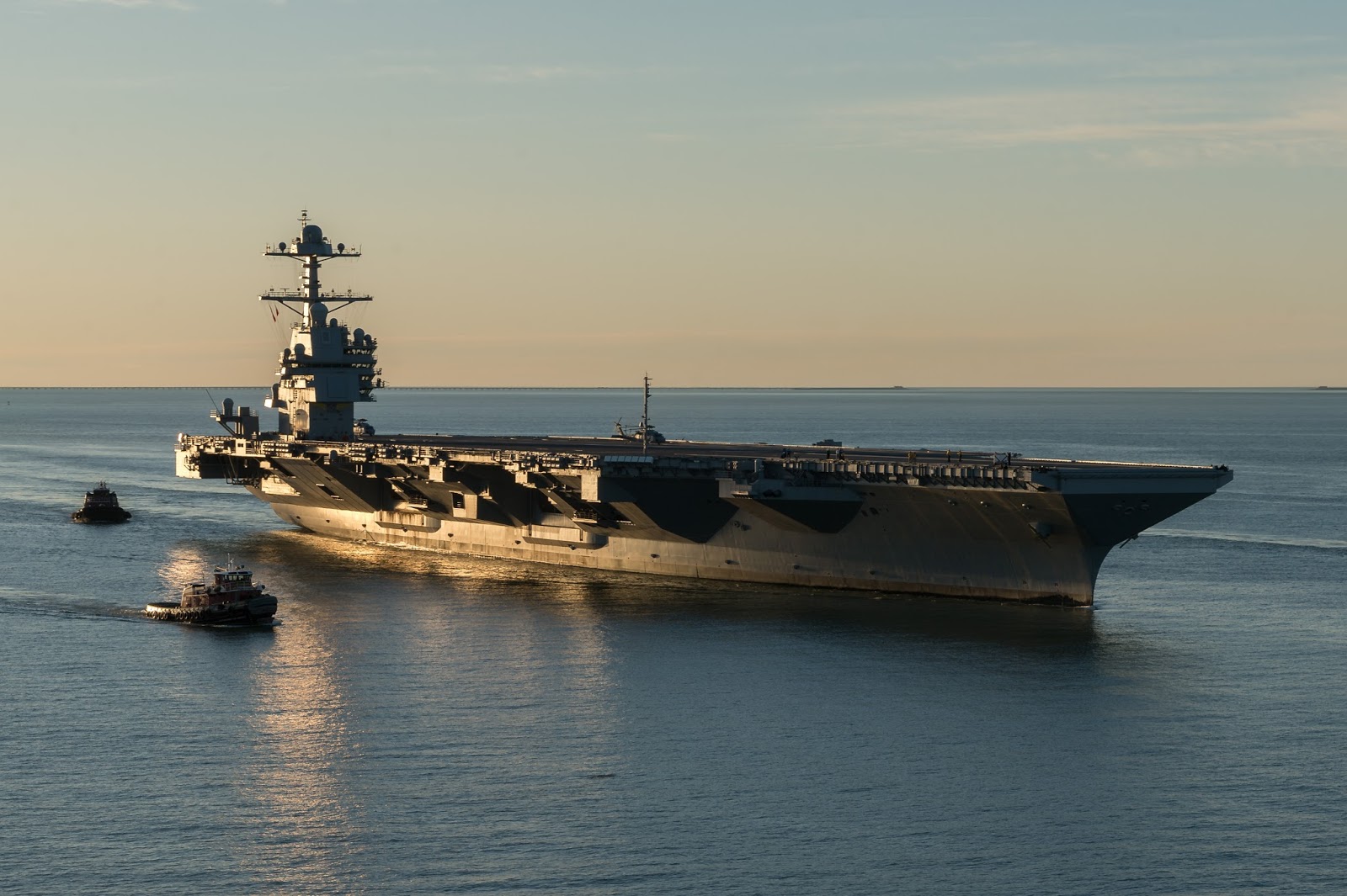 USS Gerald R. Ford supercarrier To Begin Sea Trials This Month Share about war news