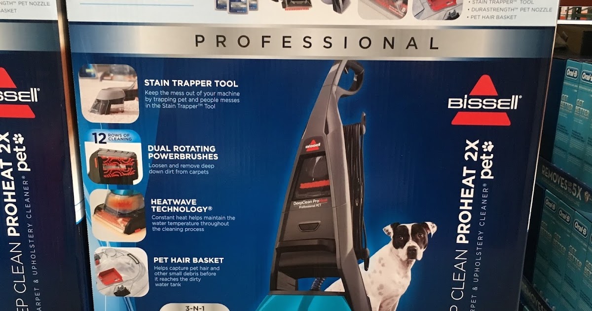 Bissell ProHeat 2x Professional Pet Carpet Cleaner Costco Weekender