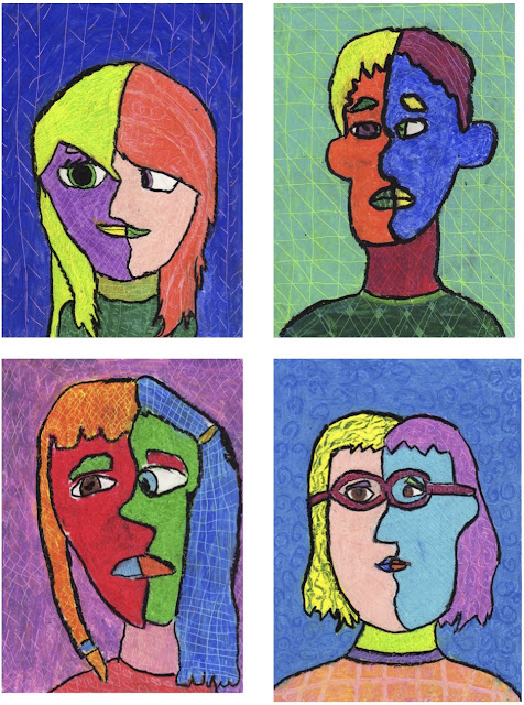 The Rolling Artroom: Picasso Self Portraits (4-6 Grade)