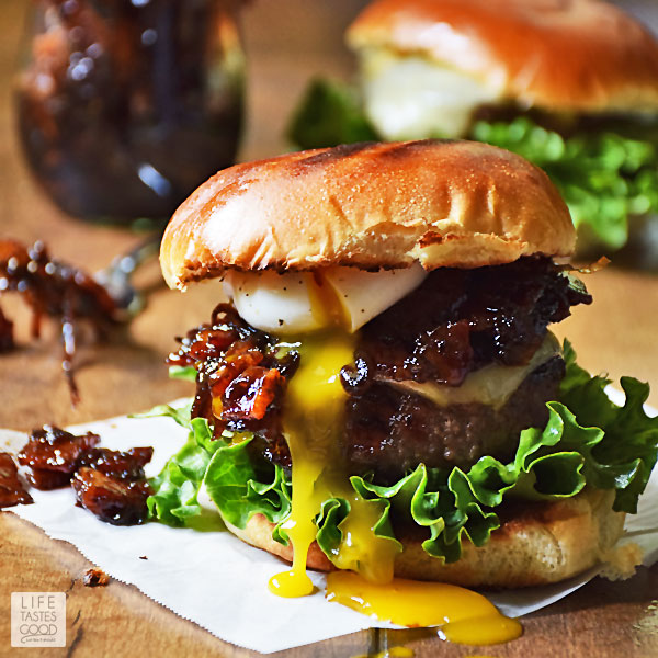 Bacon Jam Burger Life Tastes Good