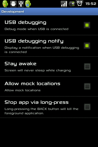 Usb debugging. Usb debugging