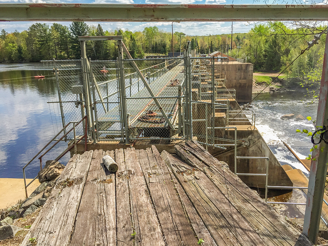 Grandfather Dam on the Turtle Rock Segment of the Ice Age National Trail