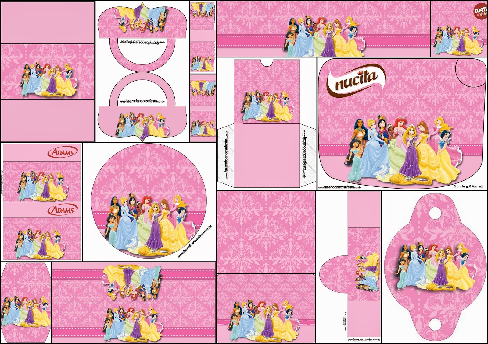 Disney Princess Party Free Printable Candy Bar Labels Oh My Fiesta 