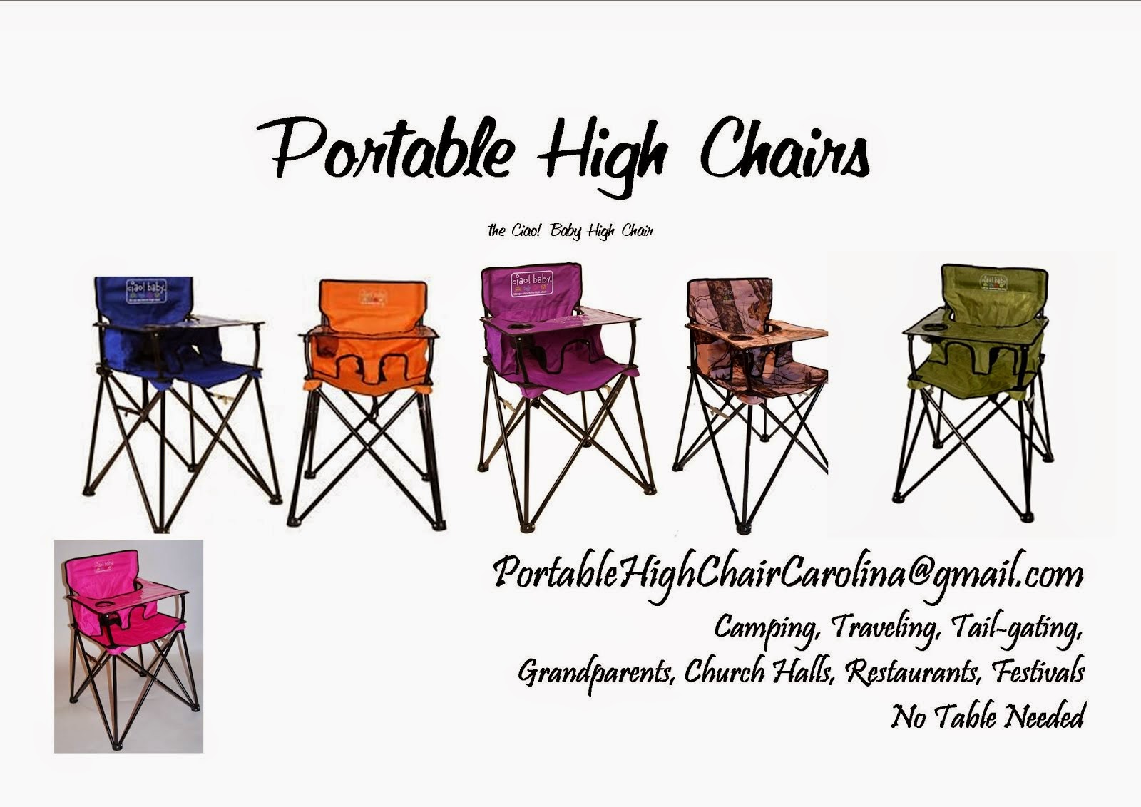 Portable, Go-Anywhere High Chair