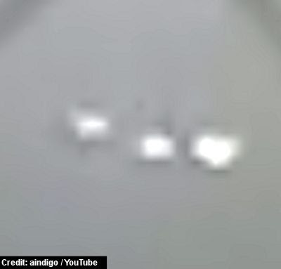 Eerie UFO Lights Captured On Video Over Santiago, Chile 12-17-12